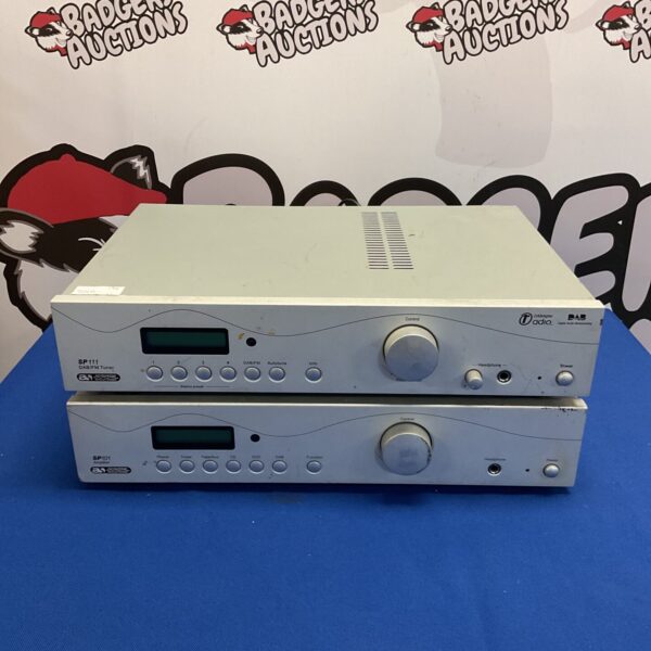Acoustic Solutions SP101 amplifier and SP111 DAB FM tuner set.