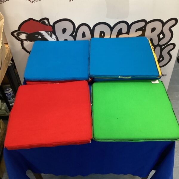 Seven seat cushions