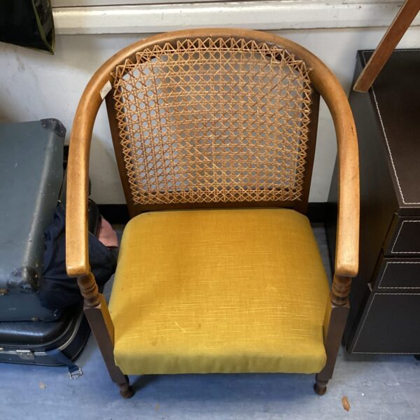 Edwardian woven back Chair