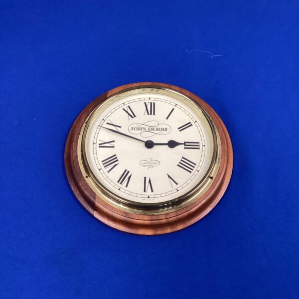 Antique John Derrre London wall clock with Roman numerals.