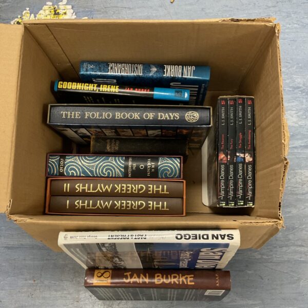 Folio Society edition of The Silmarillion and other books in a lot.