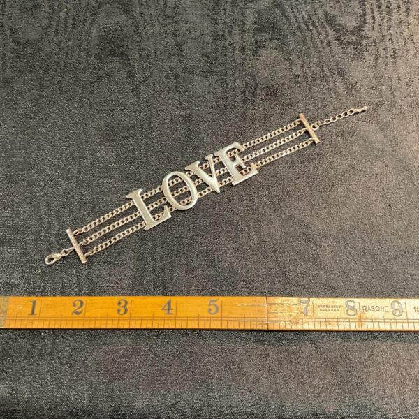 Vintage French Yves Saint Laurent love bracelet circa 1970s