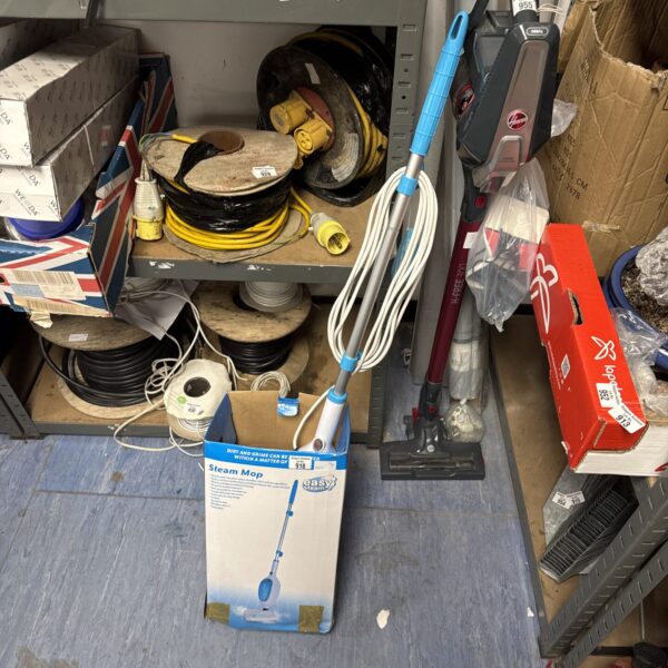 Used Easysteam steam mop for floor cleaning in auction.