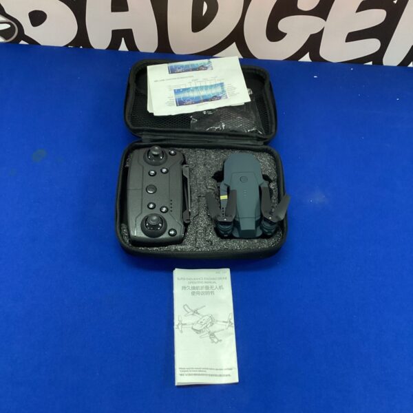 Foldable drone with remote control for aerial photography.
