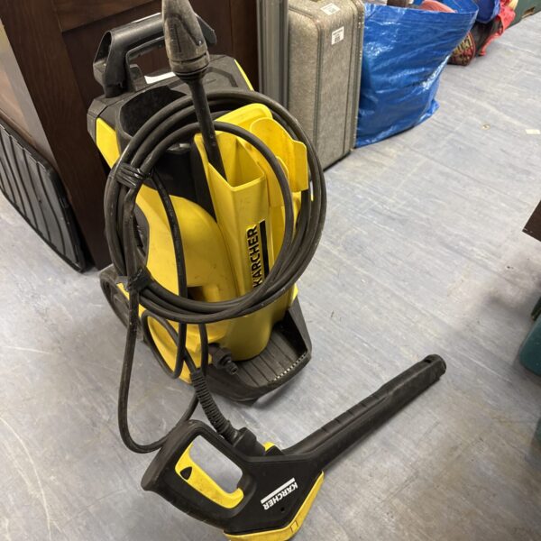 Karcher K4 Full Control pressure washer for garden and patio cleaning.