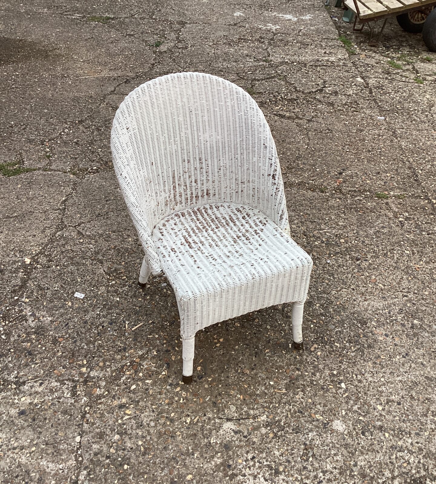 Small Lloyd loom style chair