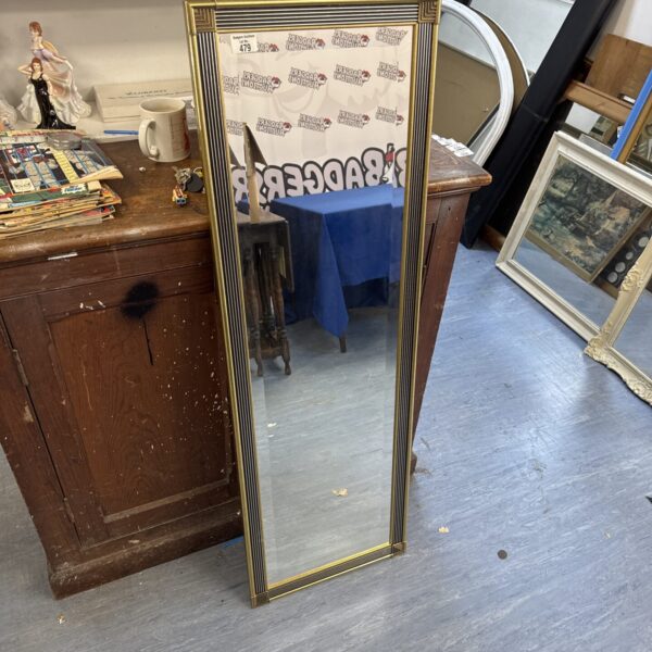Gilt framed mirror 49” length