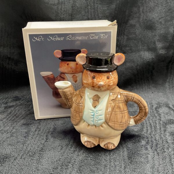 Leonardo collection novelty Mr. Mouse teapot boxed