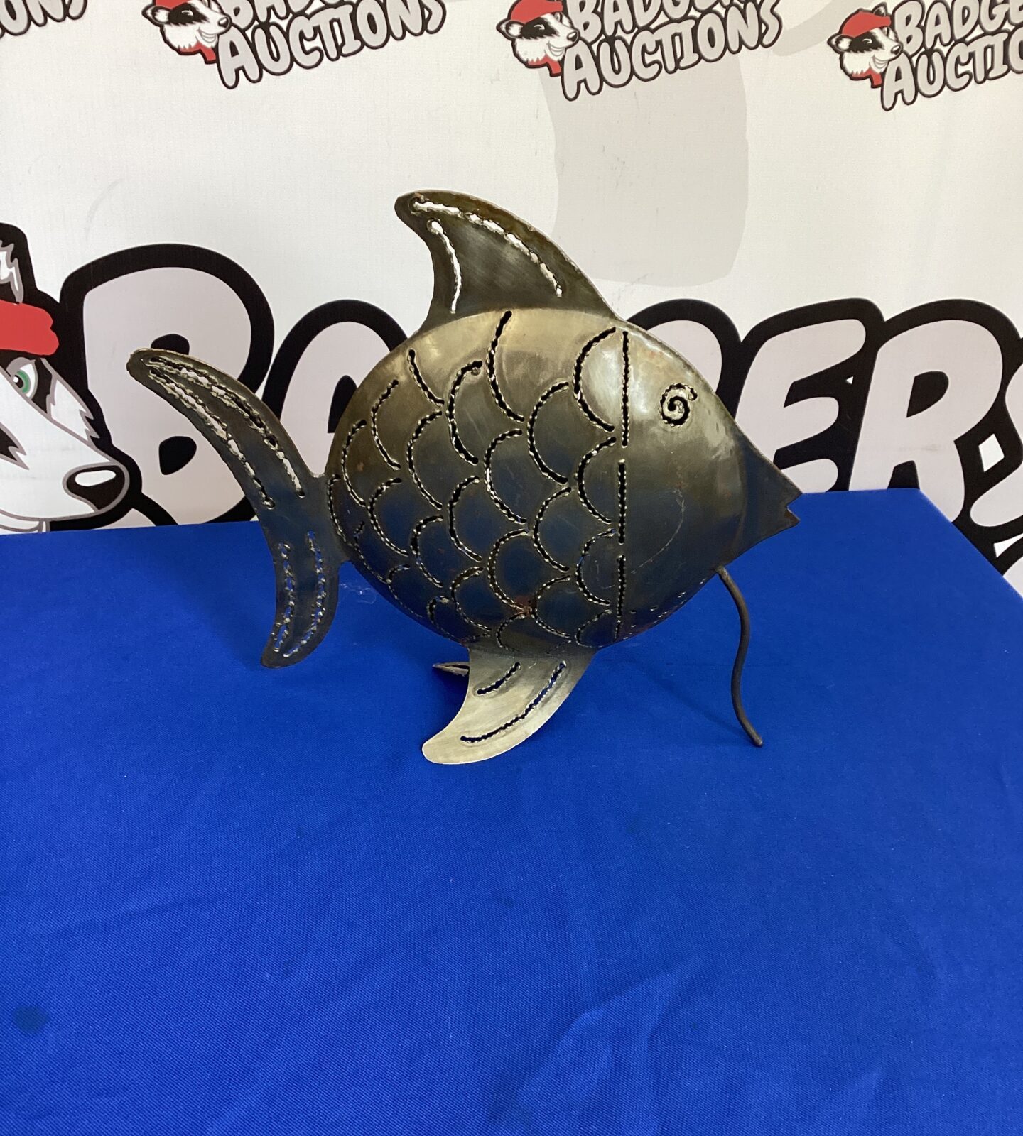 Metal Fish Tea light holder