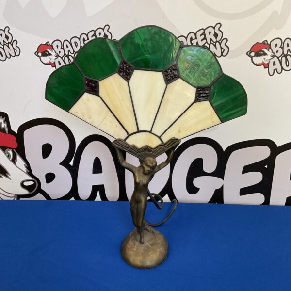 Vintage art deco lady table lamp