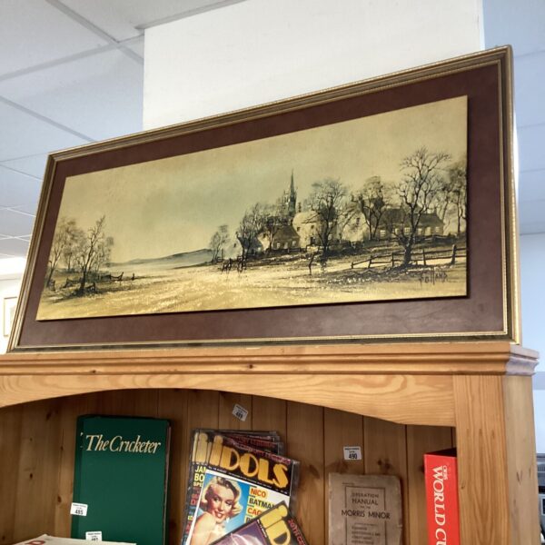 Venture pictures signed print of village scene by Holland