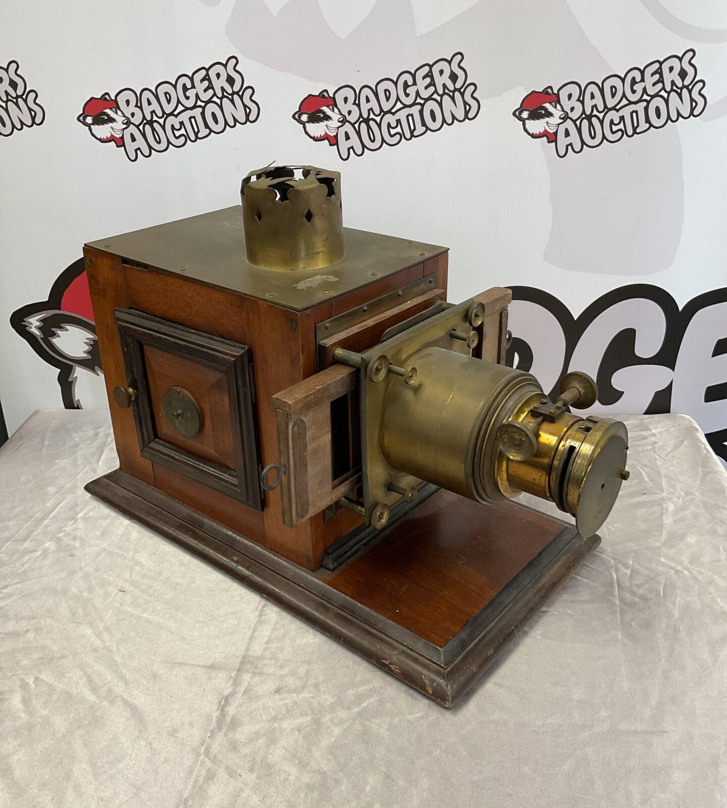 Victorian magic lantern projector