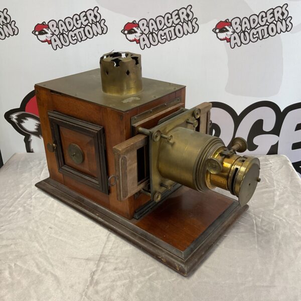 Victorian magic lantern projector