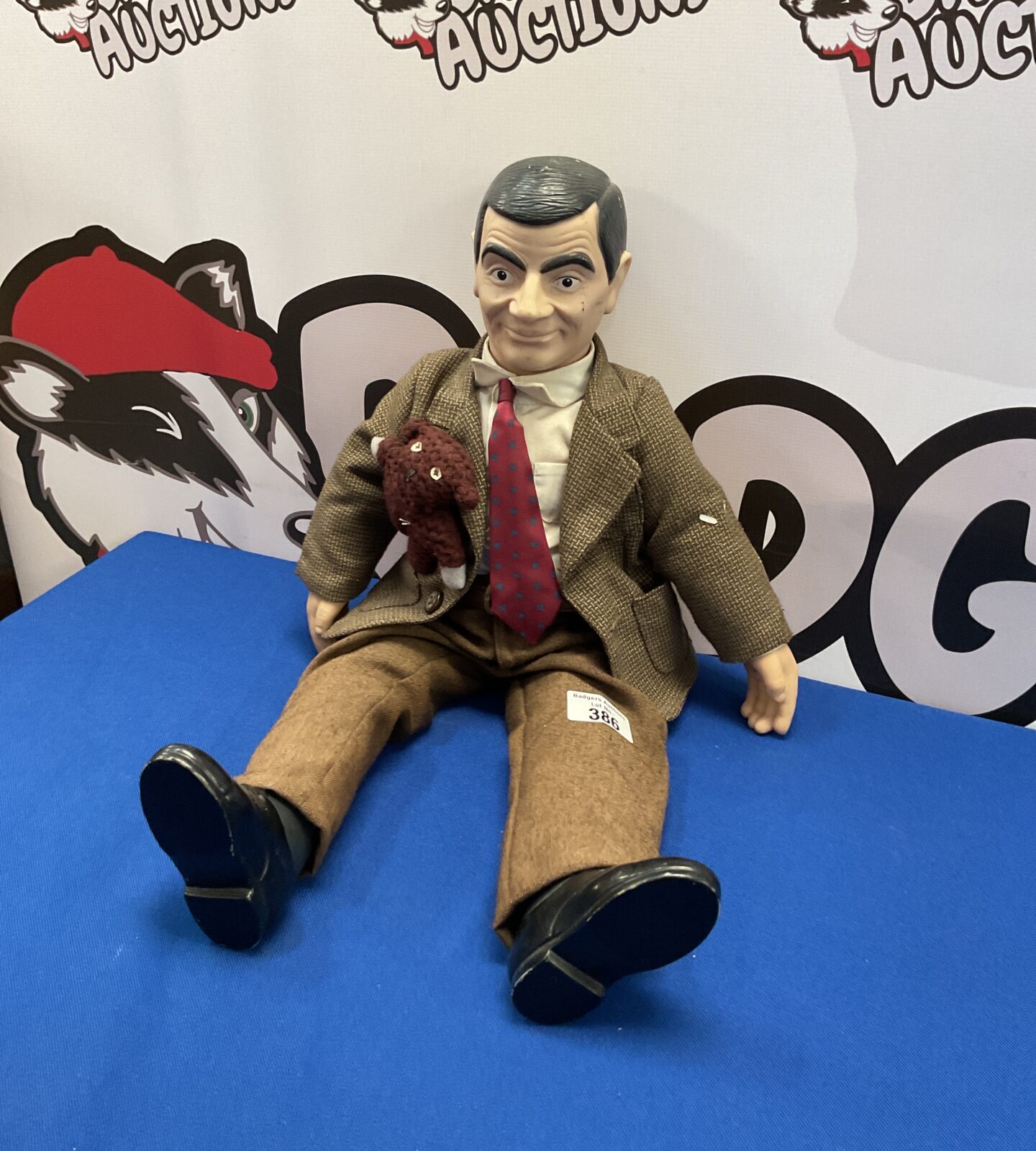 Retro Mr Bean And Teddy Doll