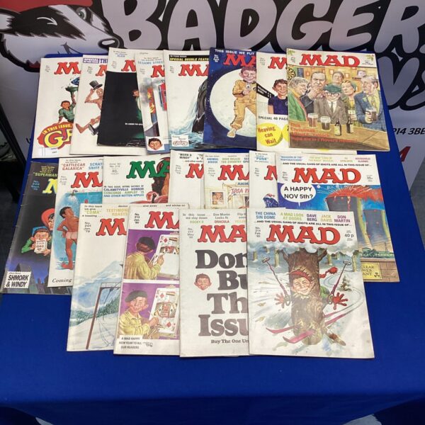 Quantity of vintage MAD comics