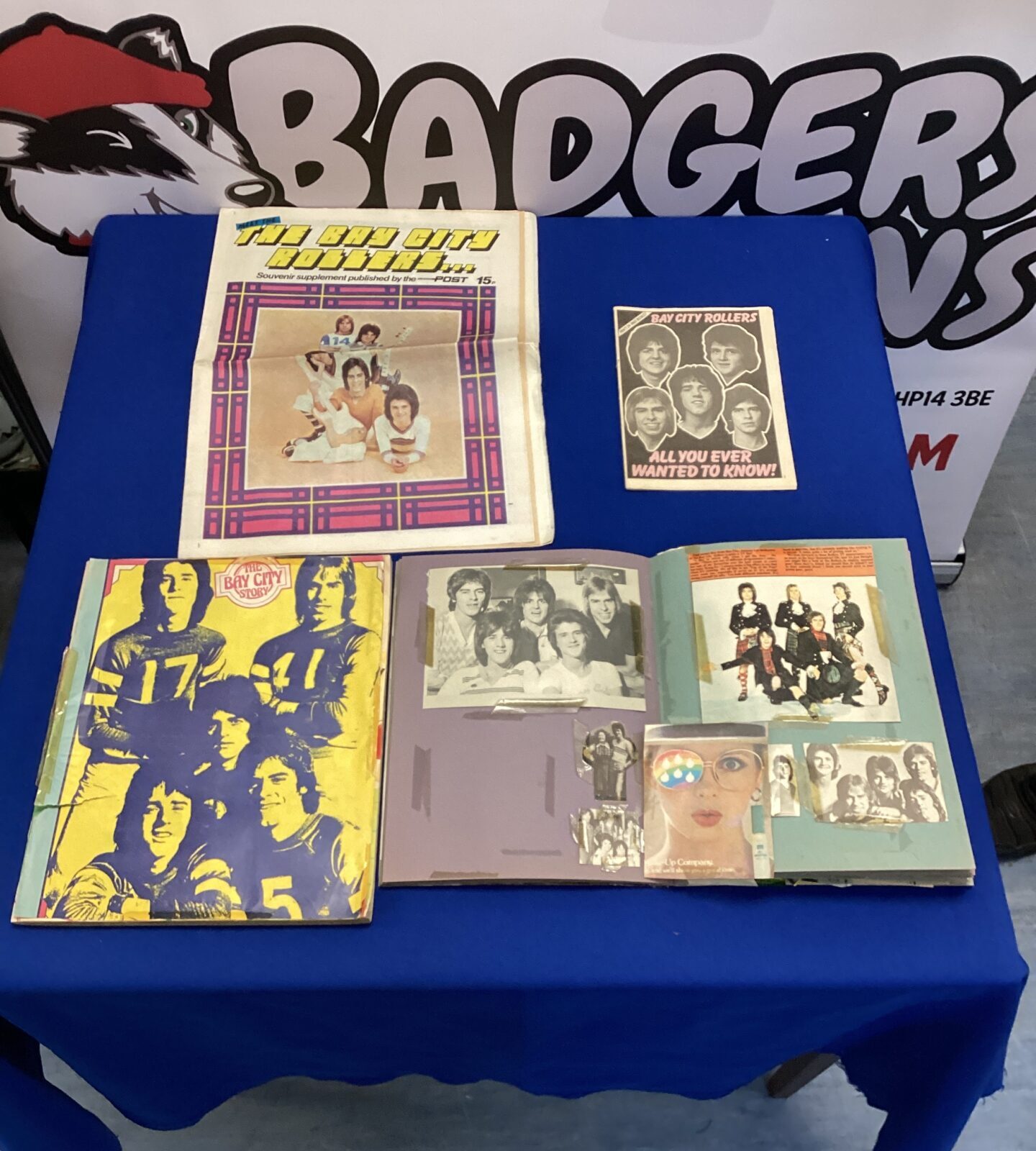 Two bay city rollers scrap books & two bay city rollers newspaper style publications