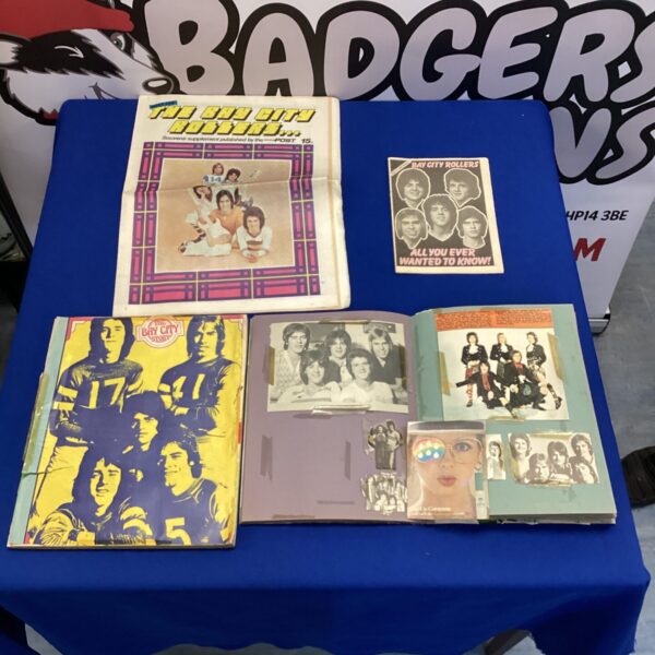 Two bay city rollers scrap books & two bay city rollers newspaper style publications