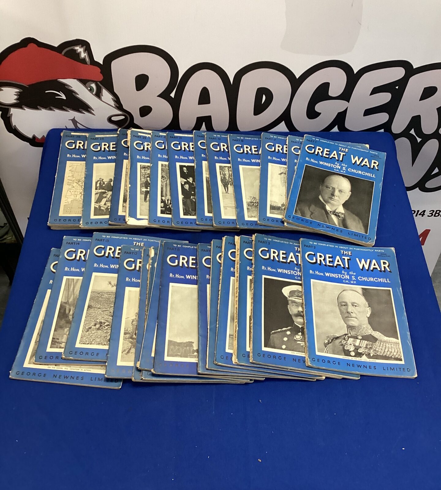 A series of the great war magazines volumes 1 - 26 by Winston Churchill