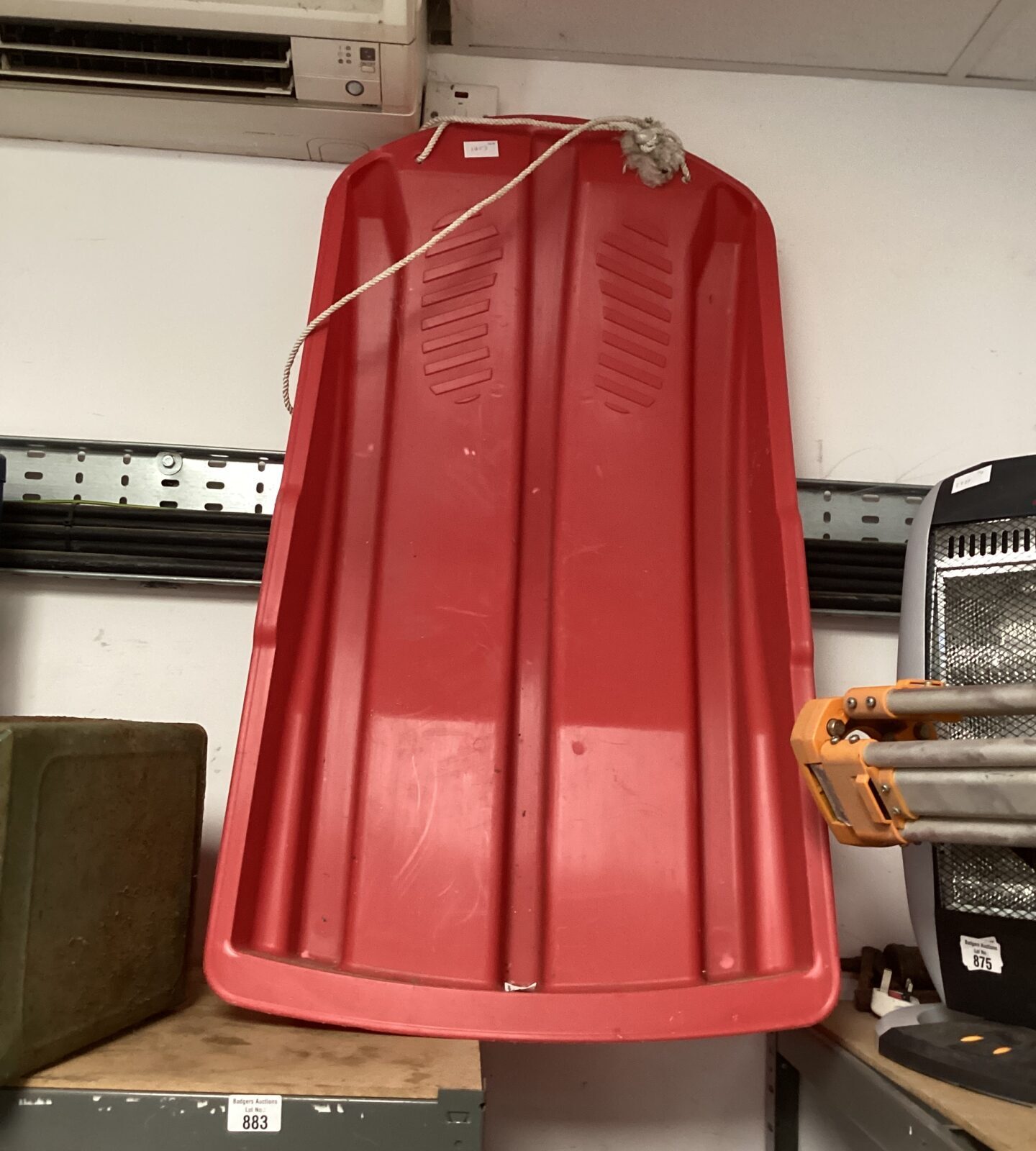Red Snow Sledge