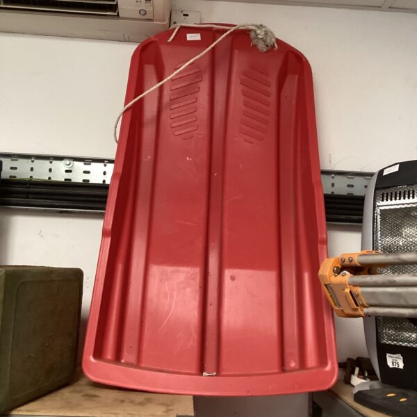 Red Snow Sledge