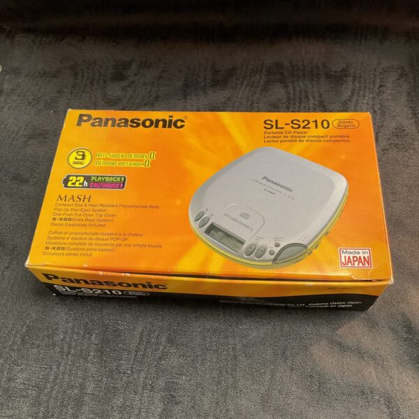 Panasonic sl-s210 portable cd player in original box