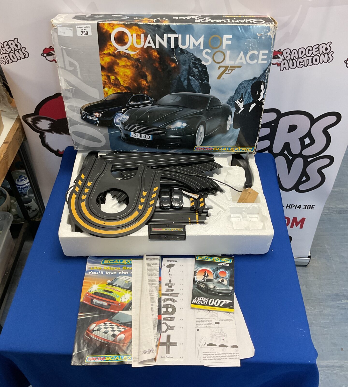 Microscalextric 007 Quantum Of Solace Race Track Set