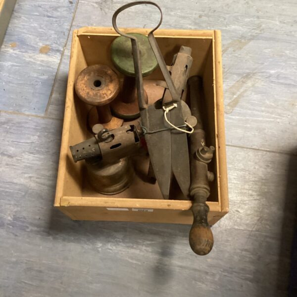 Selection of vintage tools inc Sheep Shearers