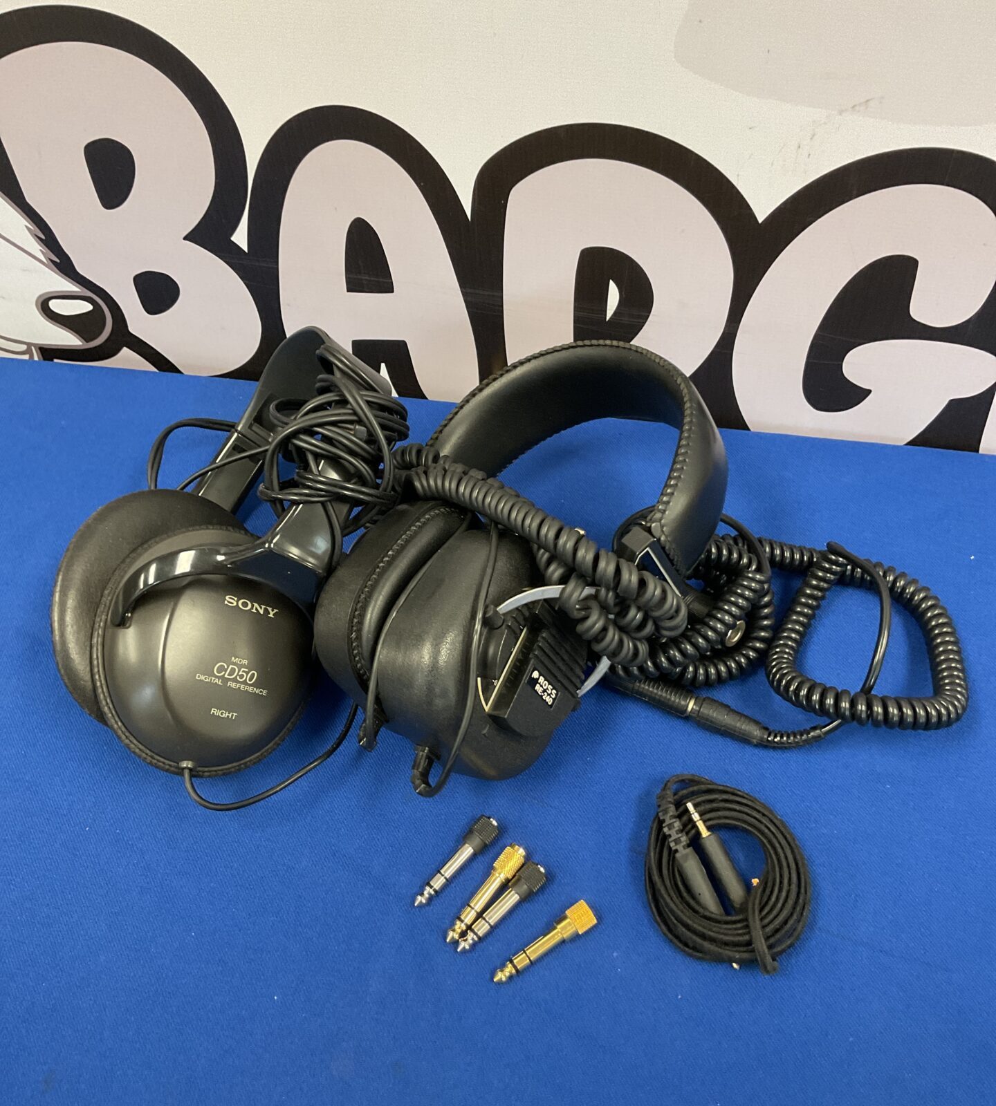 Ross re-240 & sony cd50 headphones