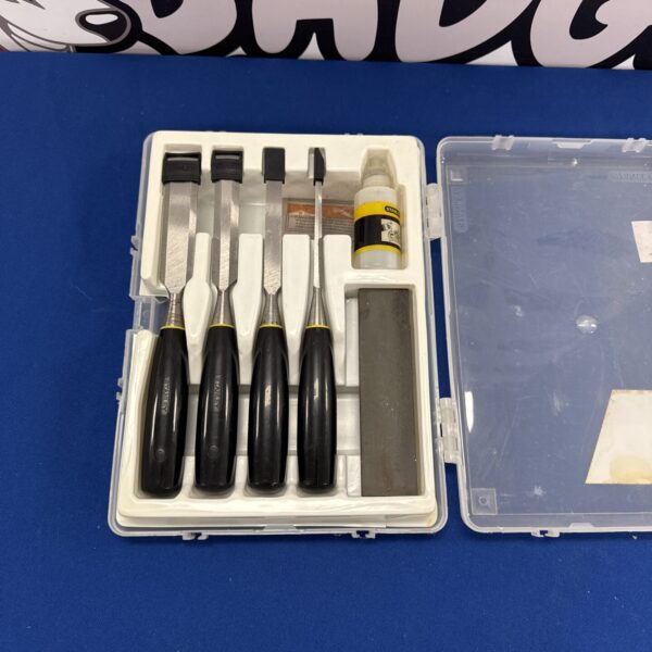 New Stanley 5000 chisel set in original packaging.