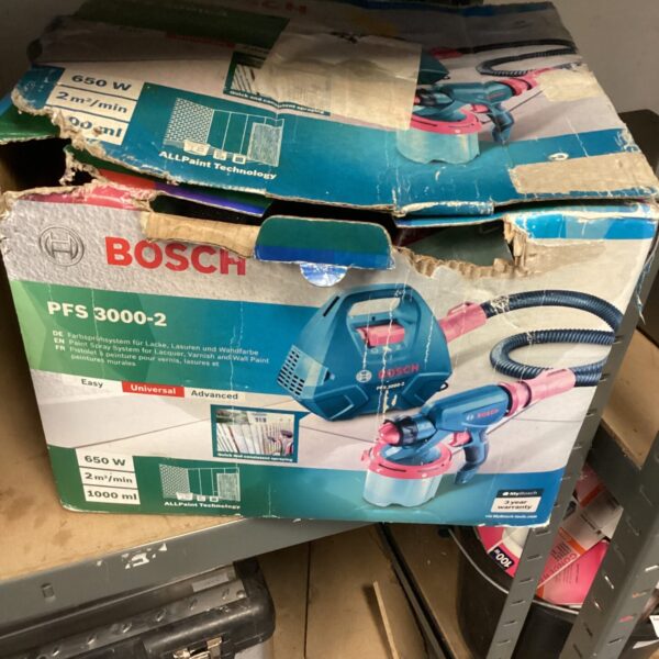 Bosch PFS 3000-2 paint sprayer for DIY home improvement projects.