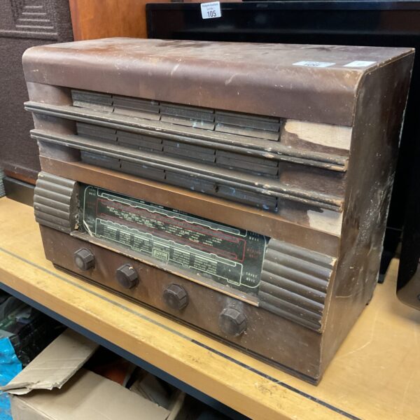Vintage regentone valve radio