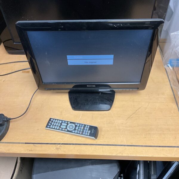 Toshiba 19” tv working with remote