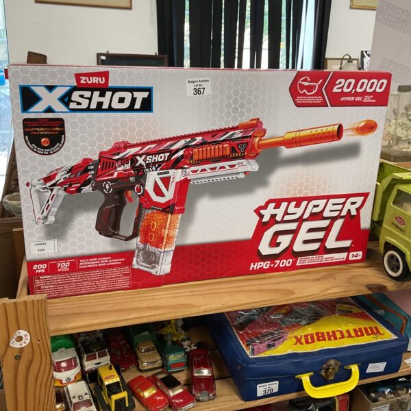 Zuru X Shot Hyper Gel Mpg-700 toy gun in original packaging.