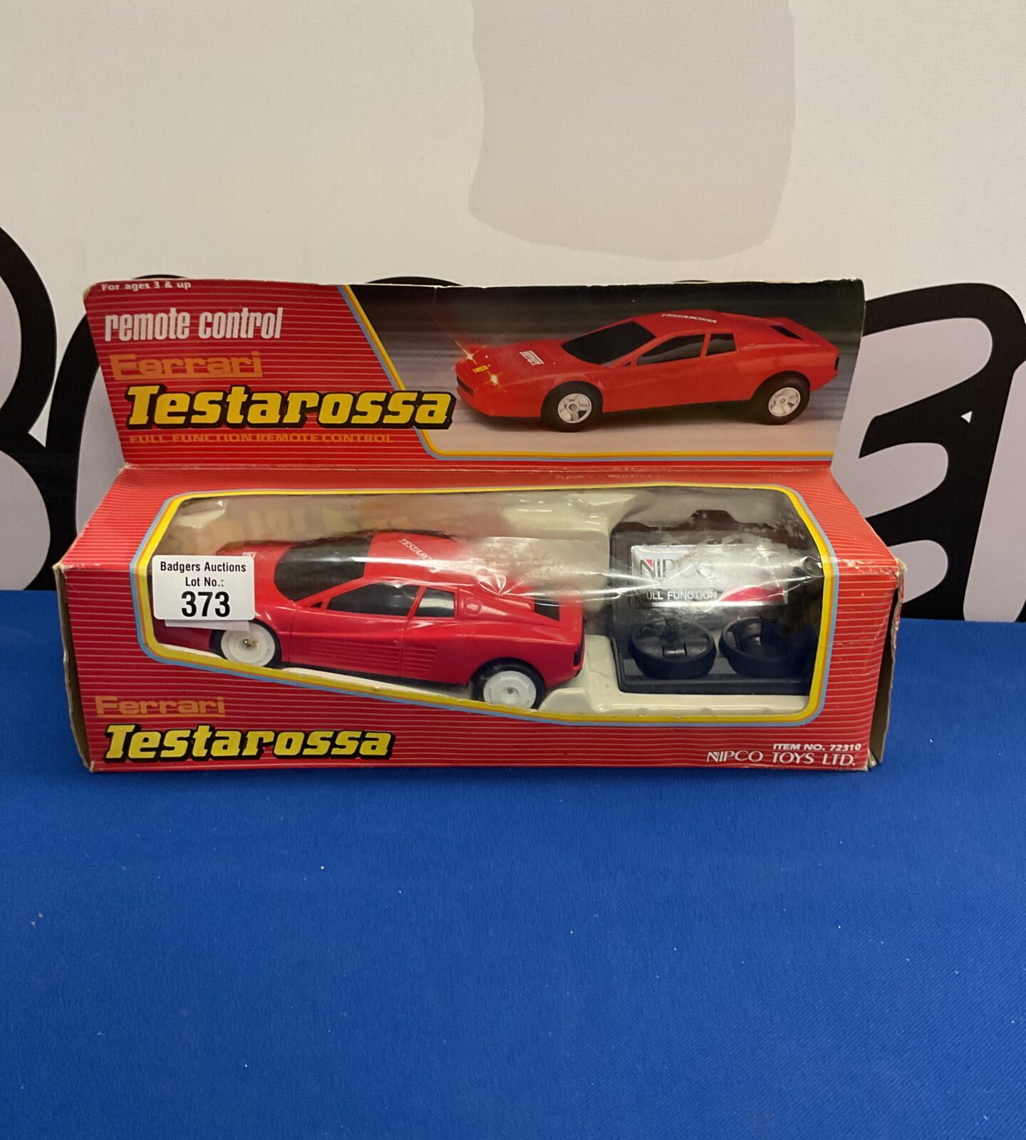 Boxed Retro Nipco Toys Remote Control Ferrari Testarossa