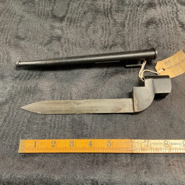 Vintage South African No9 bayonet for 303 rifle, military collectible.