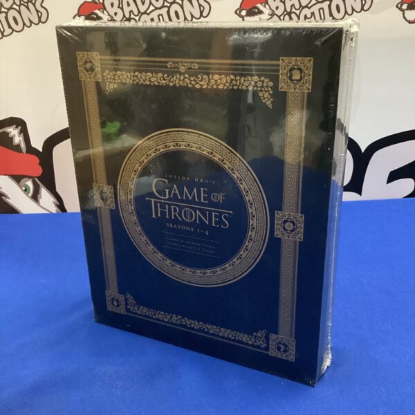 New unopened HBO Game of Thrones Seasons 1-4 book for collectors.