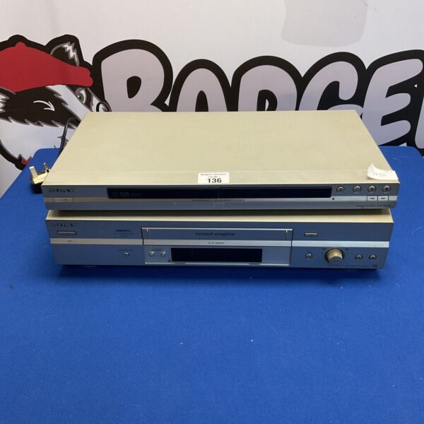 Sony cd/dvd player dvp-ns355 and video cassette recorder slv-se740