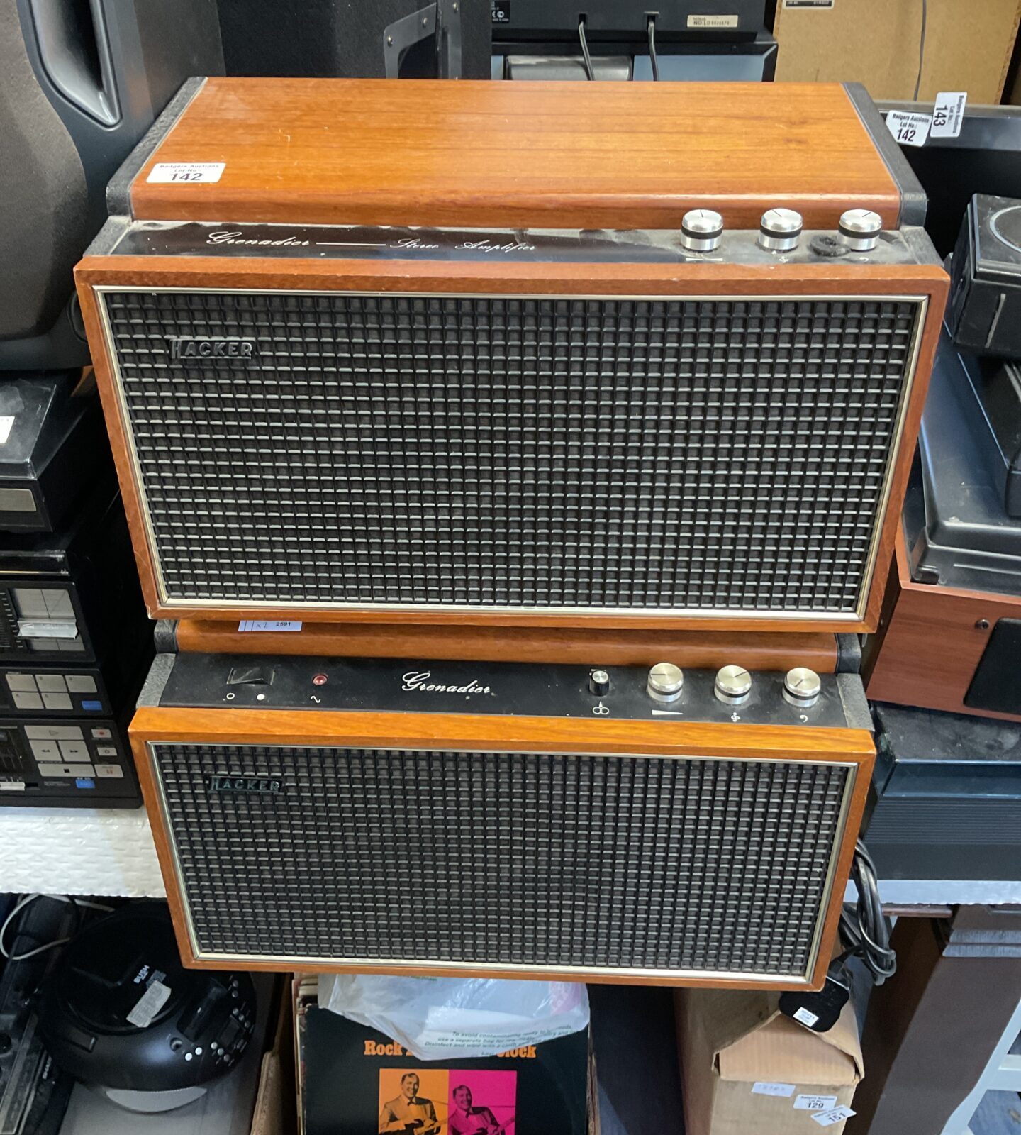 Hacker Grenadier stereo amplifier and record player