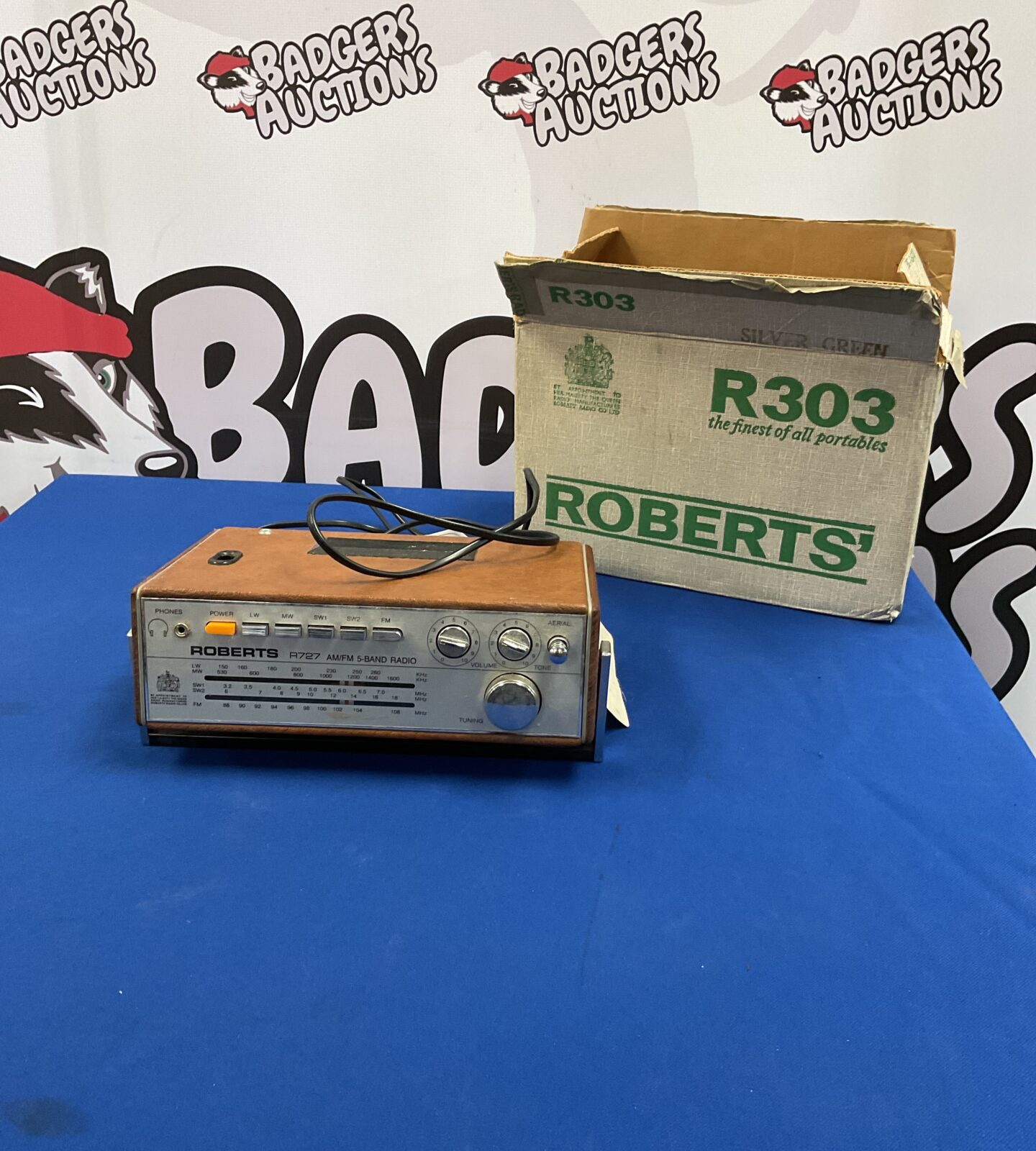 Roberts R727 am/fm 5-band radio