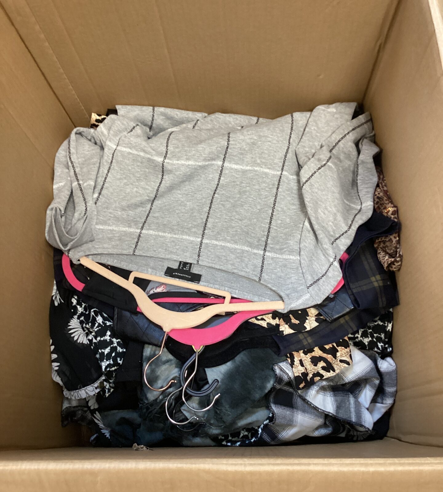 Box of mixed ladies dresses  of assorted sizes