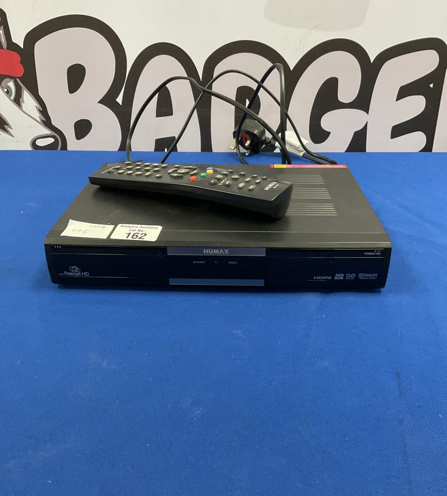 Humax FoxSat-HD tv and radio box