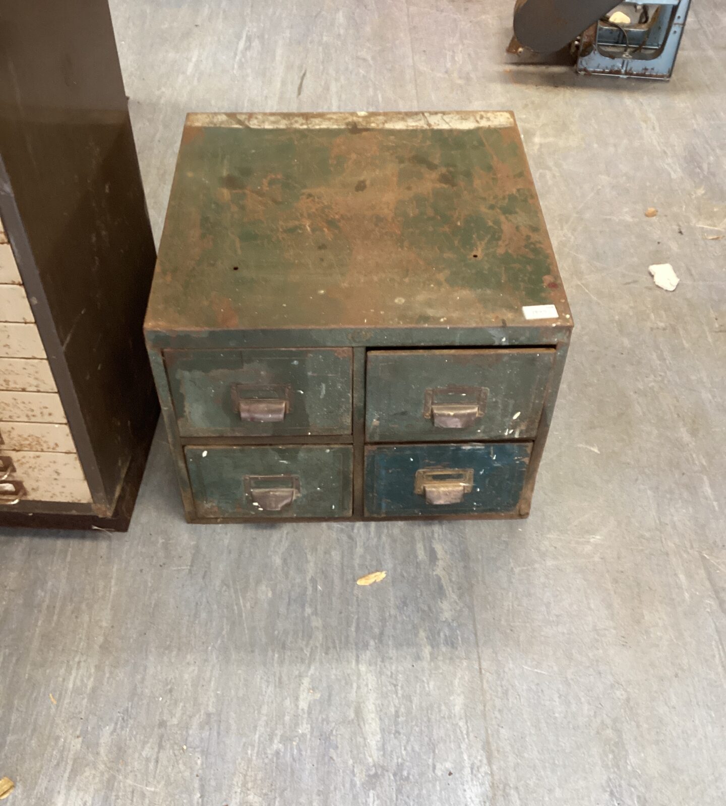 Vintage metal engineers drawers