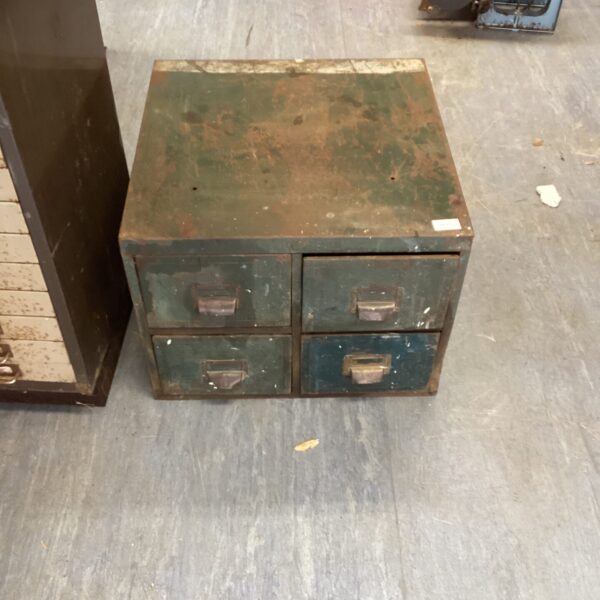 Vintage metal engineers drawers