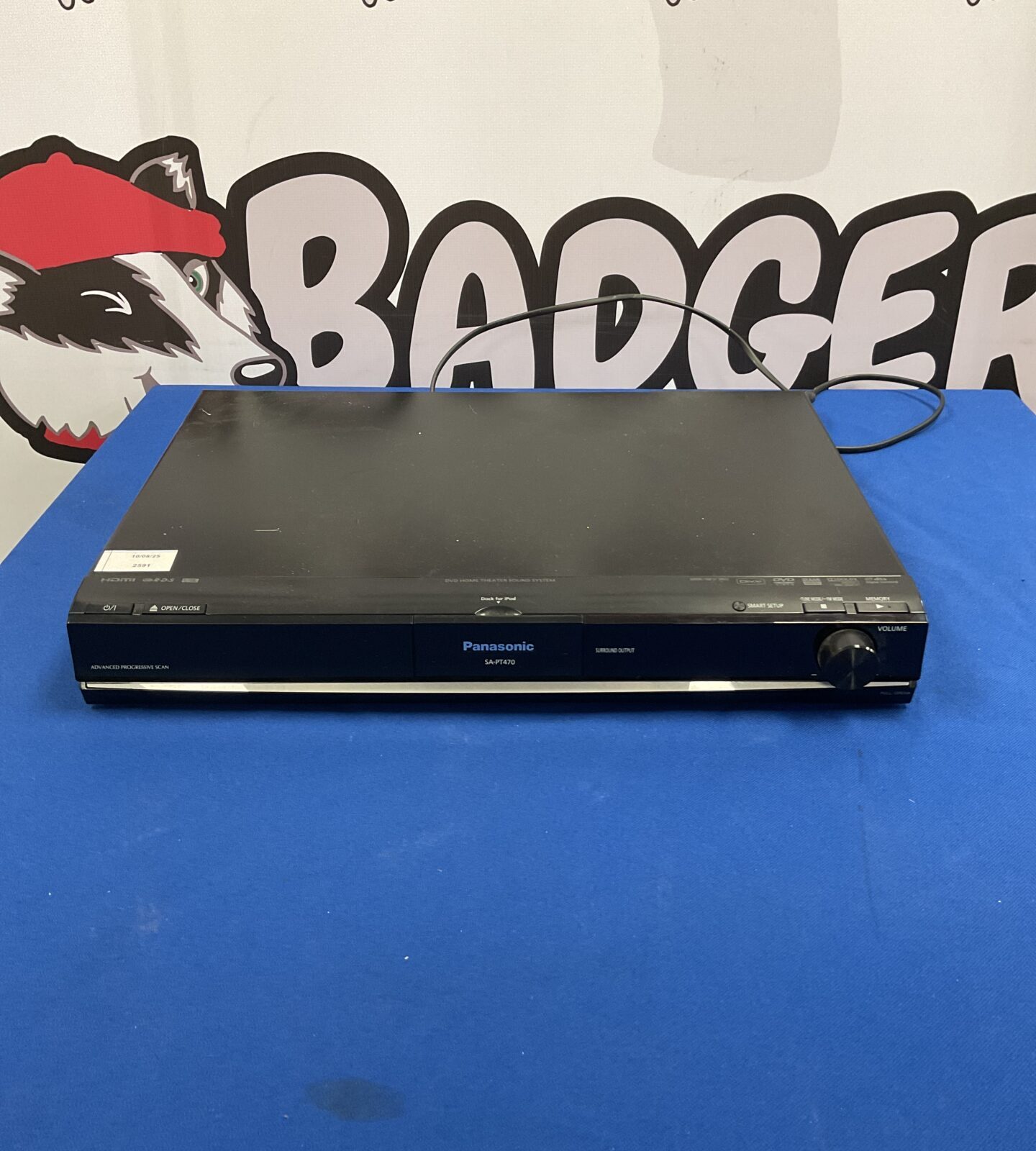 Panasonic sa-pt470 home theatre dvd player