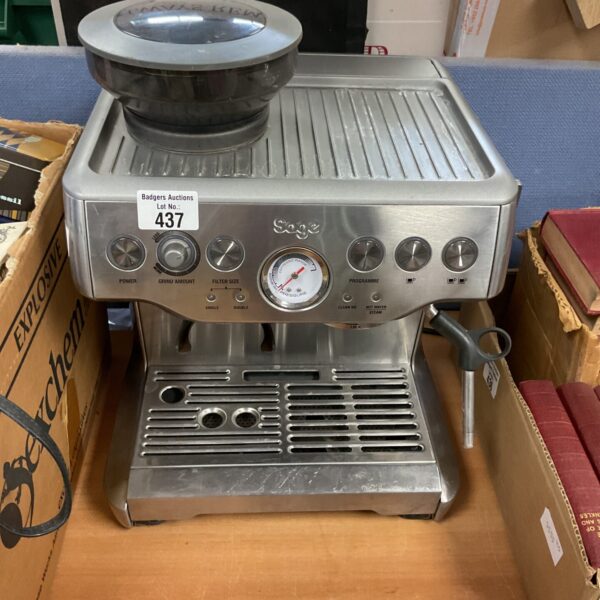 Sage the barista express coffee machine