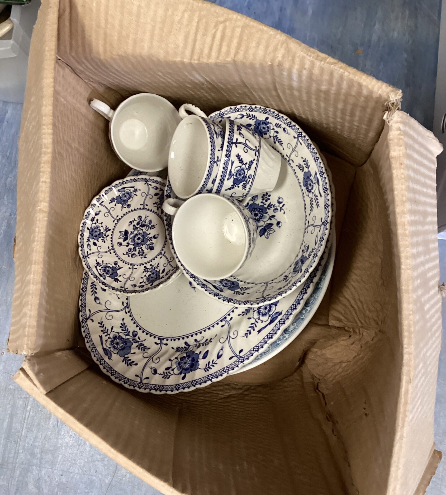 Selection of Blue and white porcelain by Johnson Bros