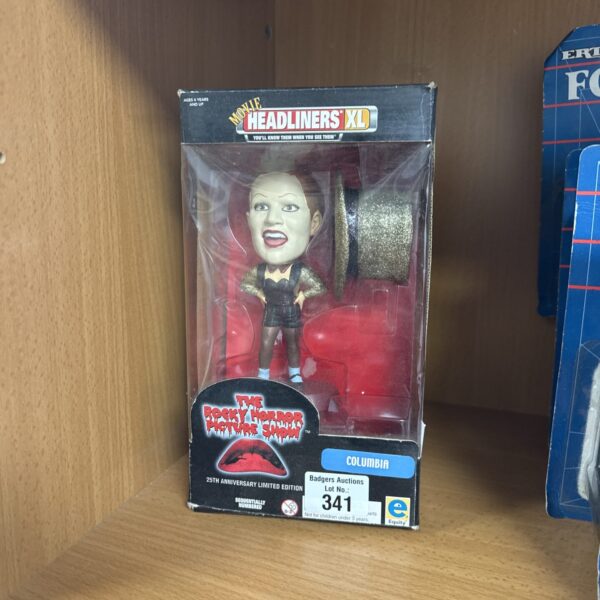 Vintage Movie Headliners XL Rocky Horror Columbia figure in box.