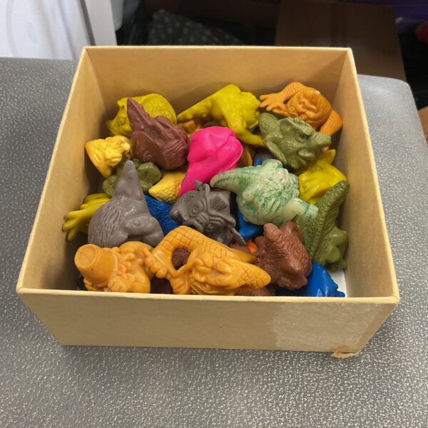 A colourful lot of miniature Boglins collectible figures.