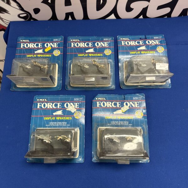 ERTL Force One display miniatures lot of five sealed sets.