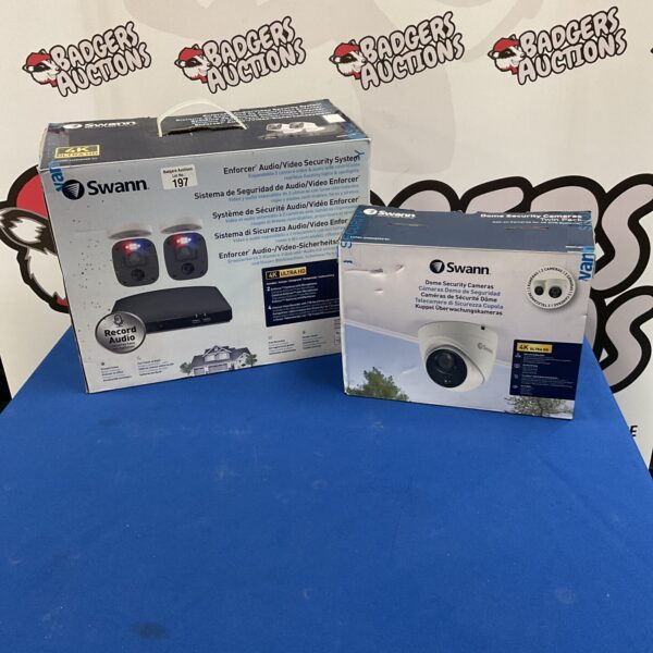 Swann enforcer audio/video security system and dome security cameraa